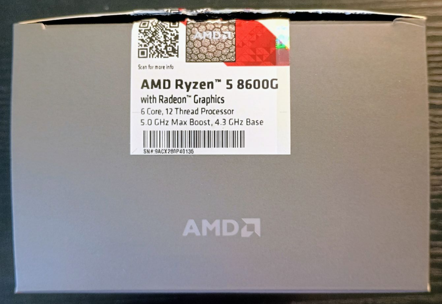 AMD Ryzen 5 8600G 4.3 GHz 6-Core Processor