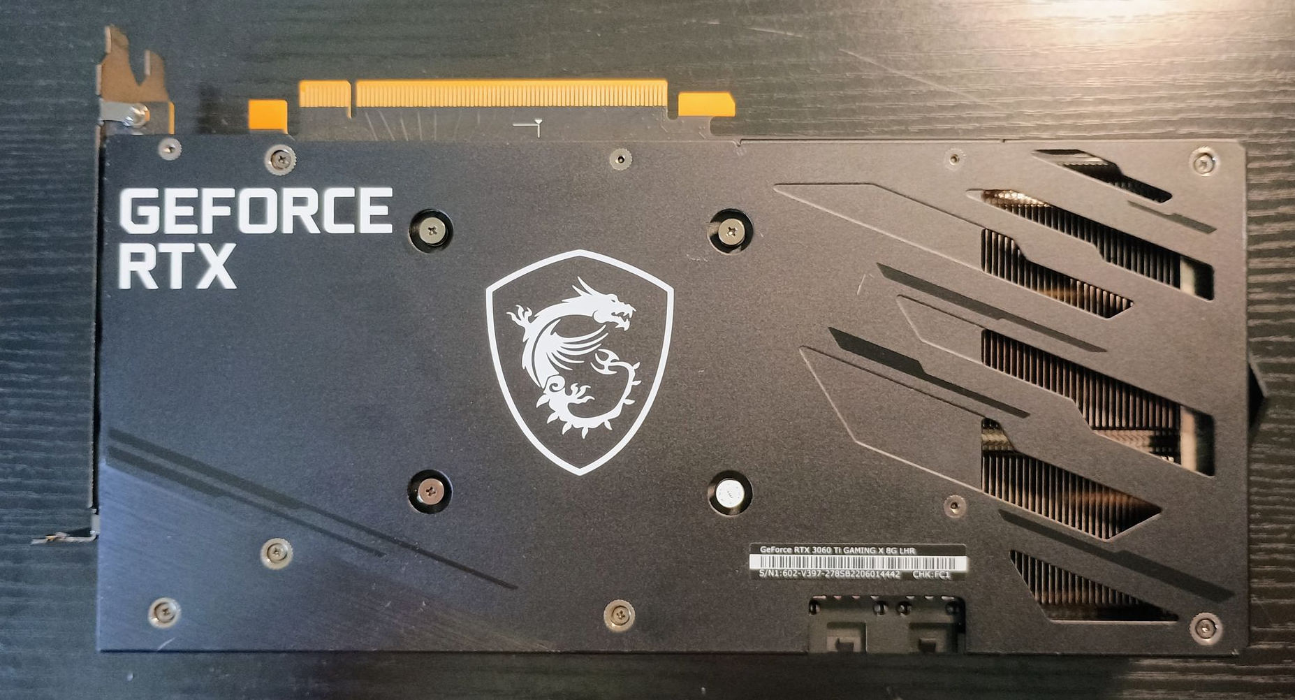 MSI GeForce RTX 3060 Ti GAMING X GeForce RTX 3060 Ti 8 GB Video Card