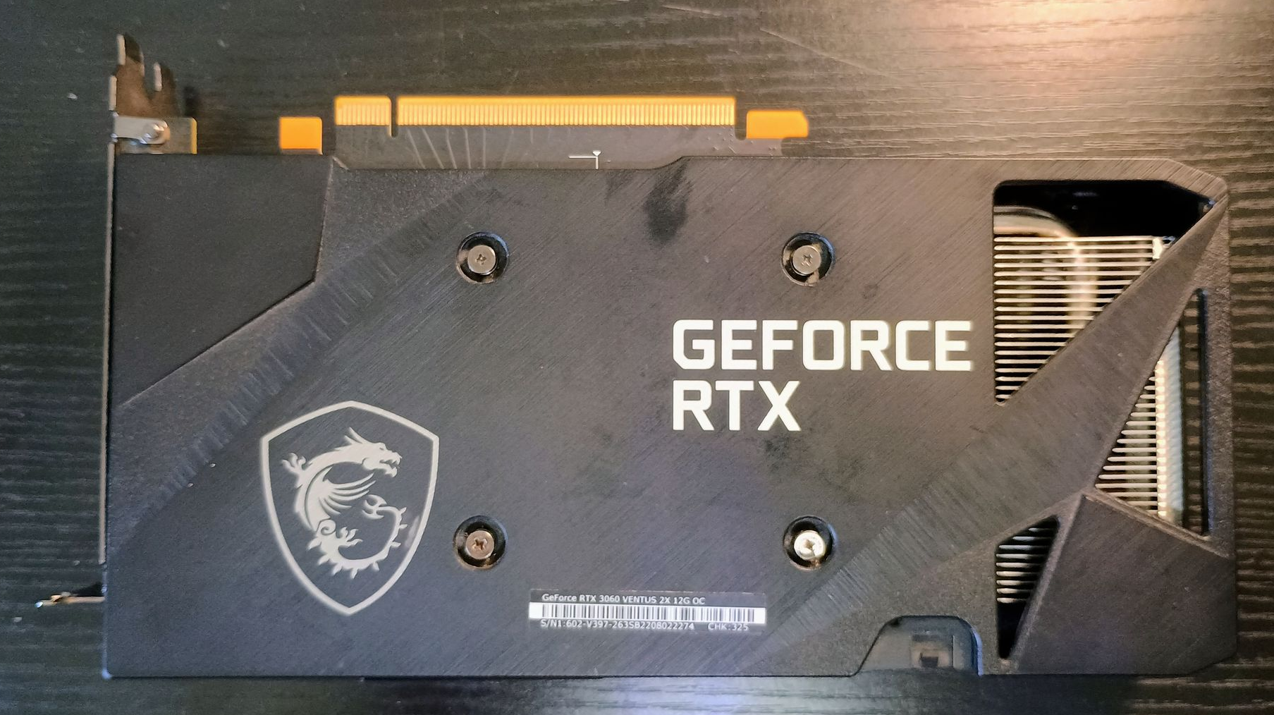 MSI GeForce RTX 3060 Ventus 2X 12G GeForce RTX 3060 12GB 12 GB Video