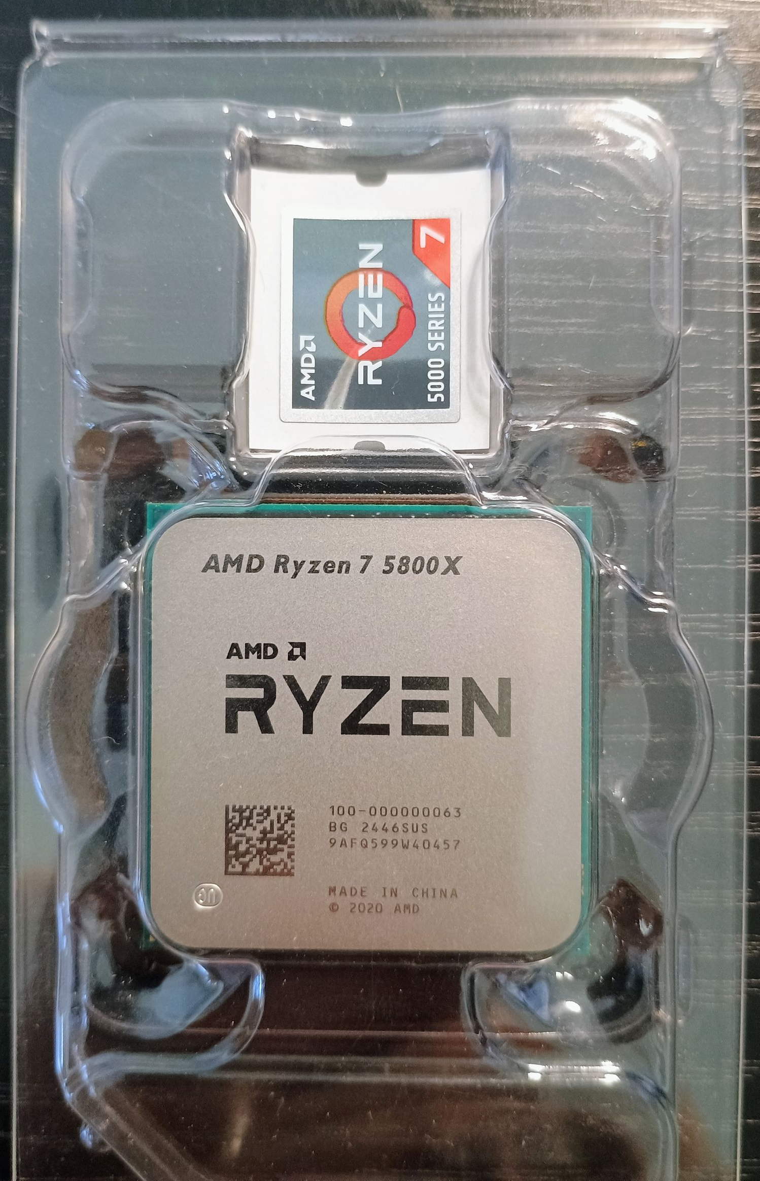 AMD Ryzen 7 5800X 3.8 GHz 8-Core Processor
