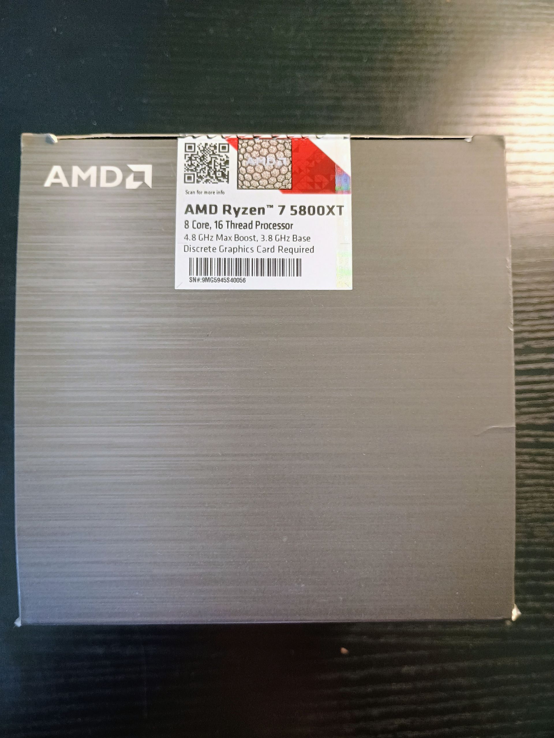 AMD Ryzen 7 5800XT 3.8 GHz 8-Core Processor