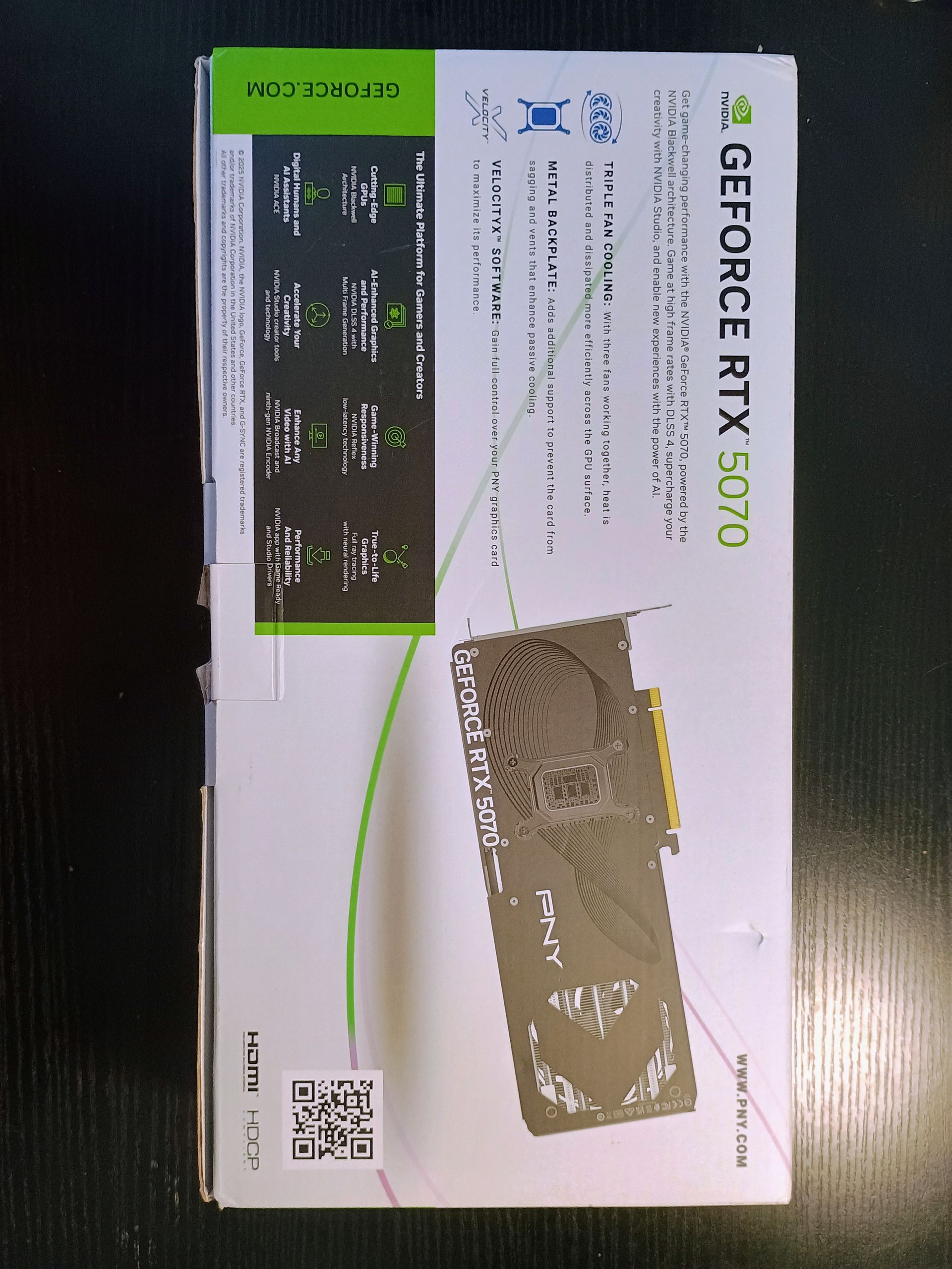 PNY OC GeForce RTX 5070 12 GB Video Card