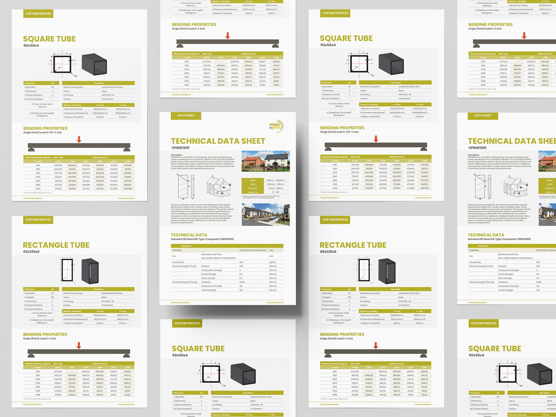 SPECIFICATION & DATA SHEETS