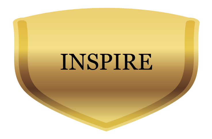 Golden shield with
