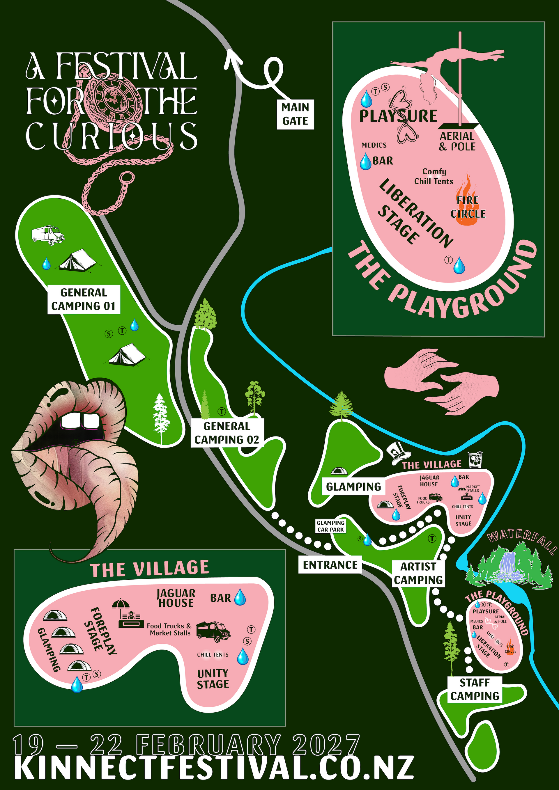 Kinnect Festival Map