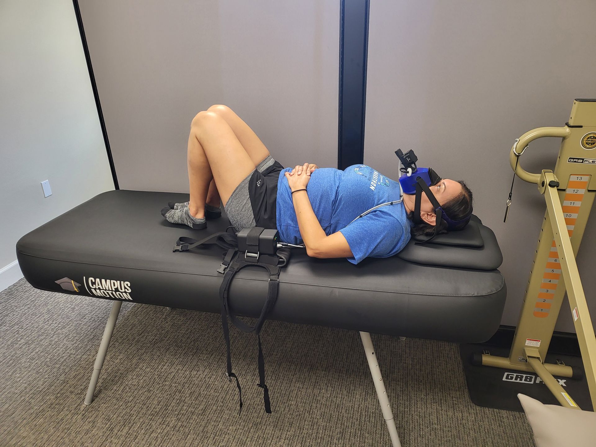 Resting Metabolic Rate testing campus motion
