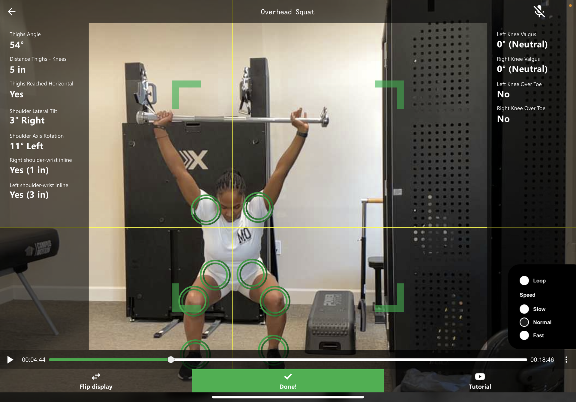 Man undergoing Kinetisense movement assessment for precise biomechanical analysis 