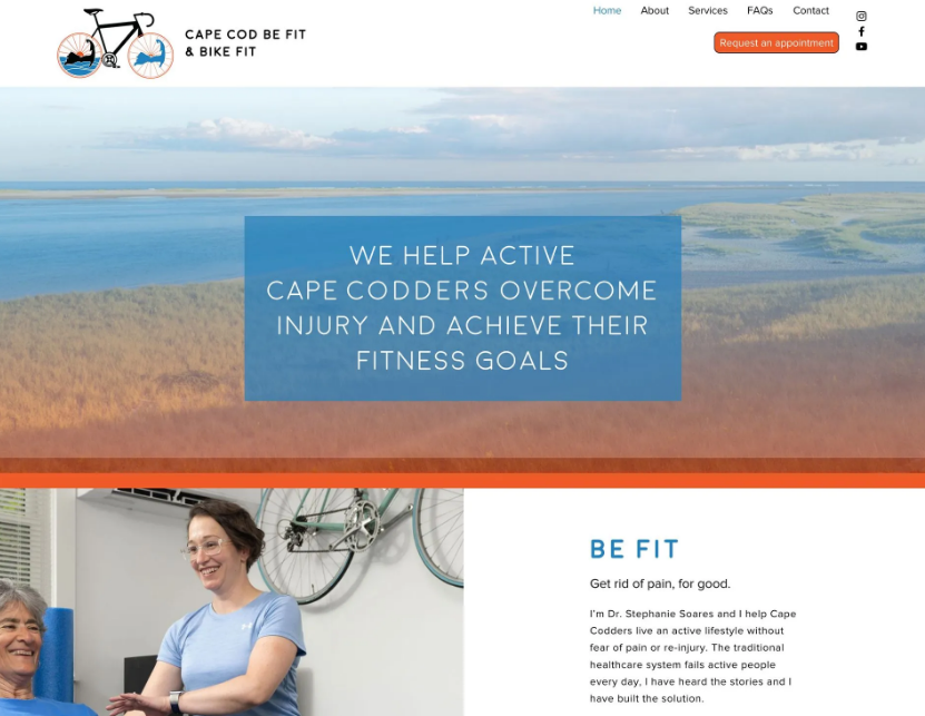 Cape Cod Be Fit & Bike Fit Site
