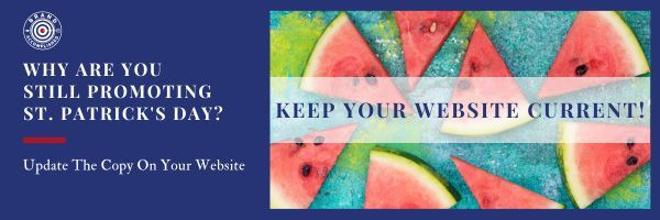 update the copy on your website