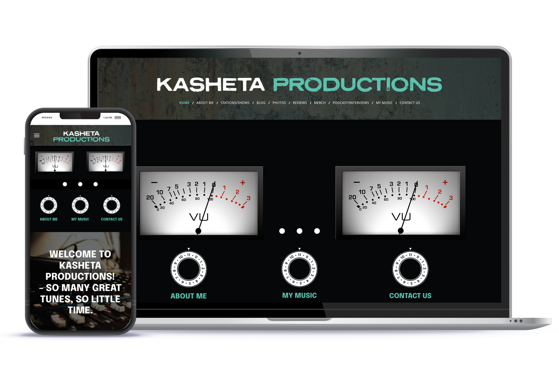 Kasheta productions mockup