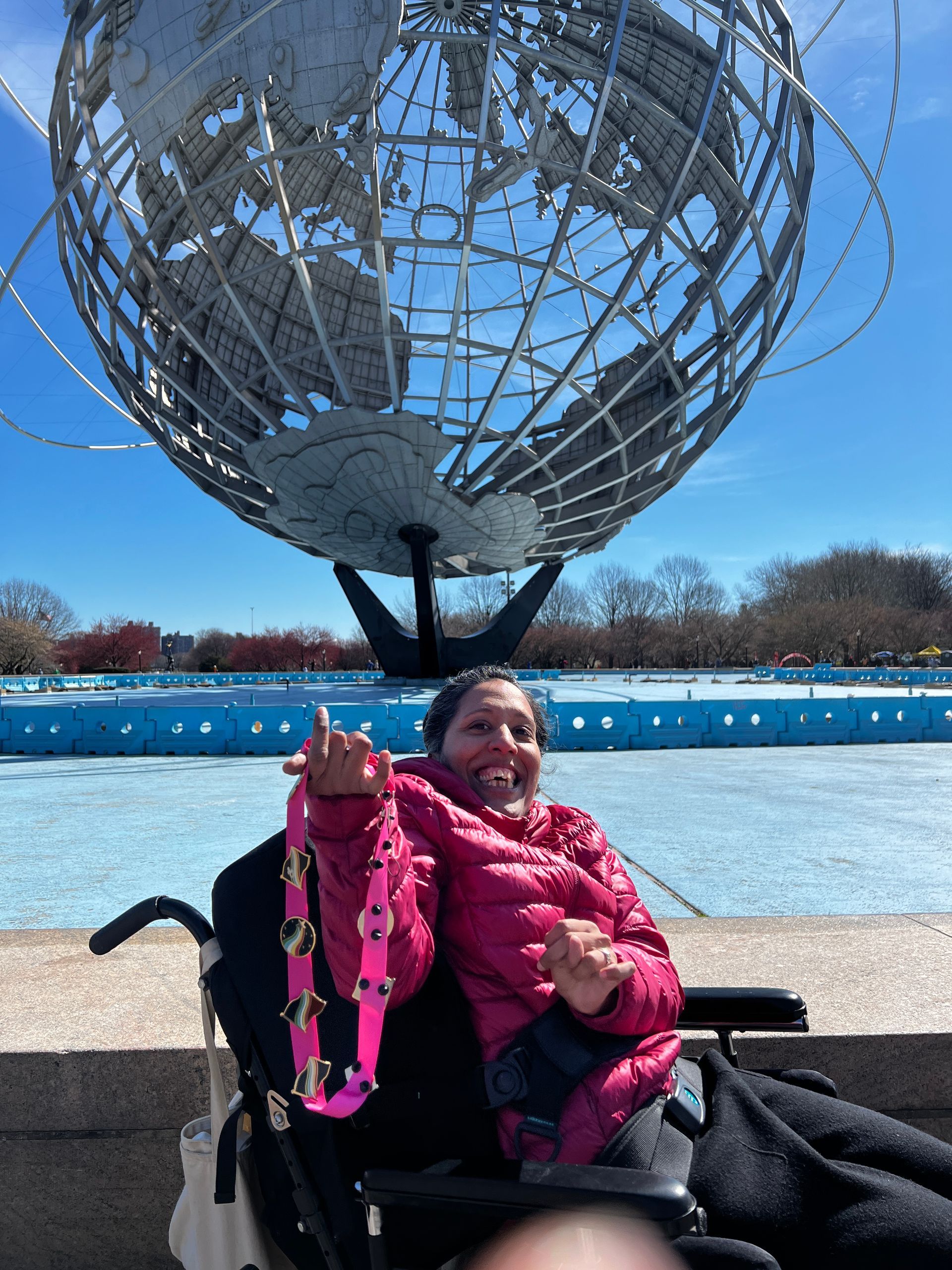 The coloring is this photo is crisp and bright just as the spring day was.  Annie's joy and pride is clear to see. 