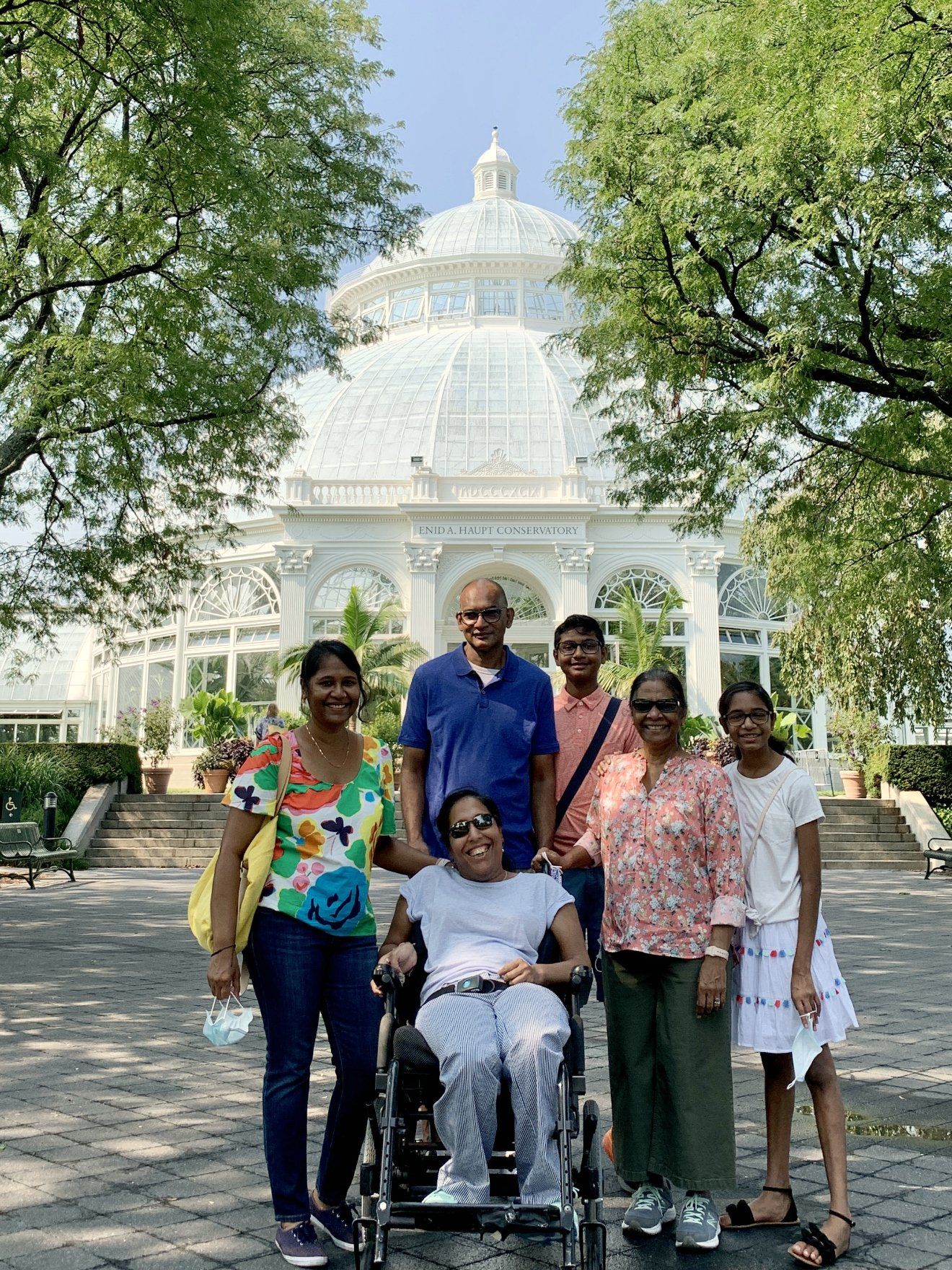 Accessible Travel NYC Family at NYBG