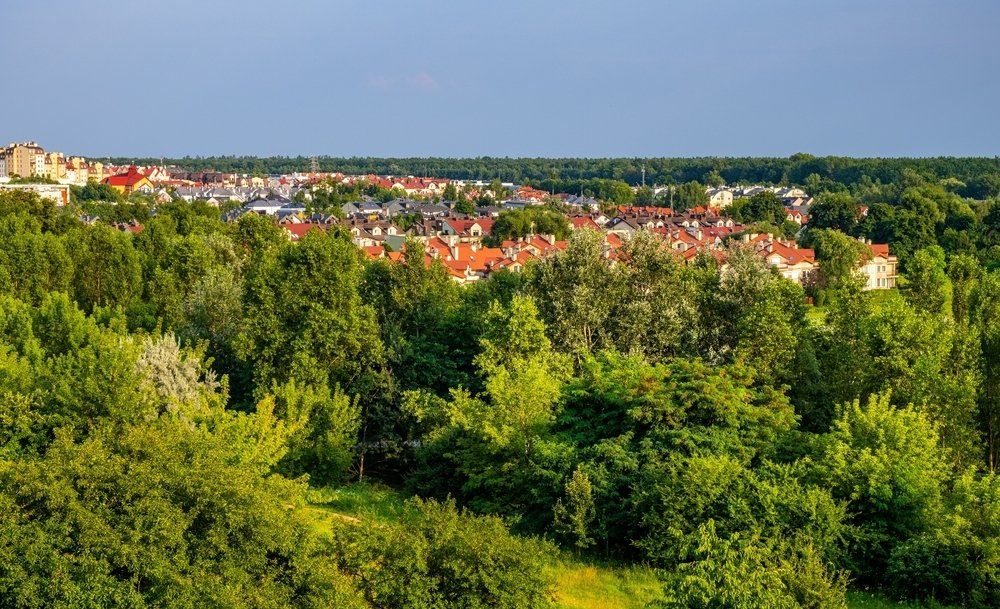 Green residential area