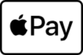 Apple Pay logo: Black Apple symbol followed by