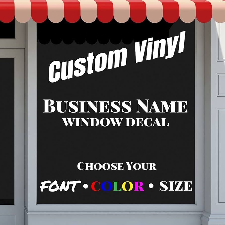Custom Vinyl Signs