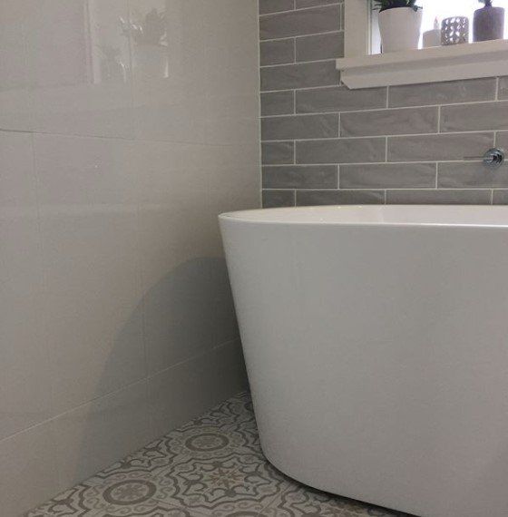 wall and floor tiling project #7