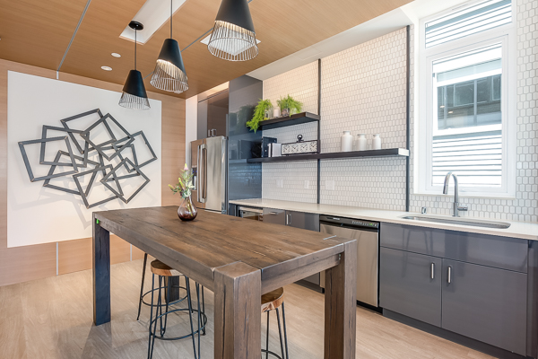 Photo of the kitchen in the club room