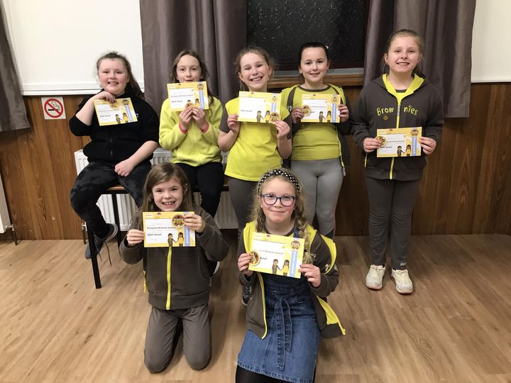 7th annan brownies Bronze Award Holders