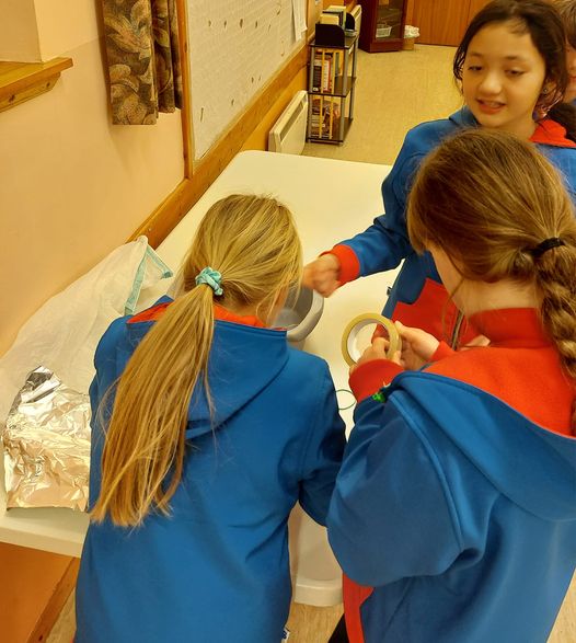 Dalbeatie Guides take on challenge
