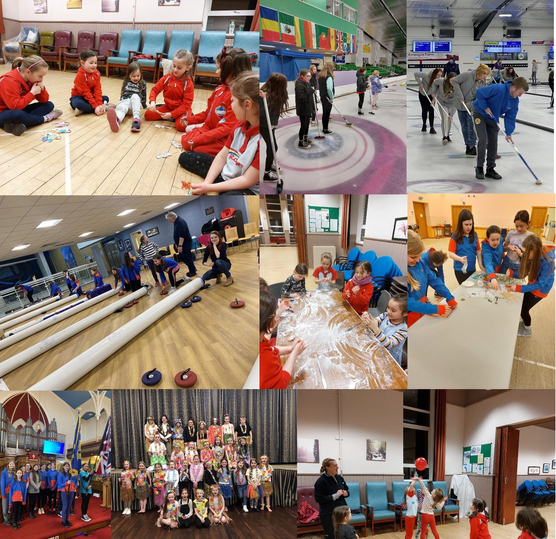 Activities in units across the county
