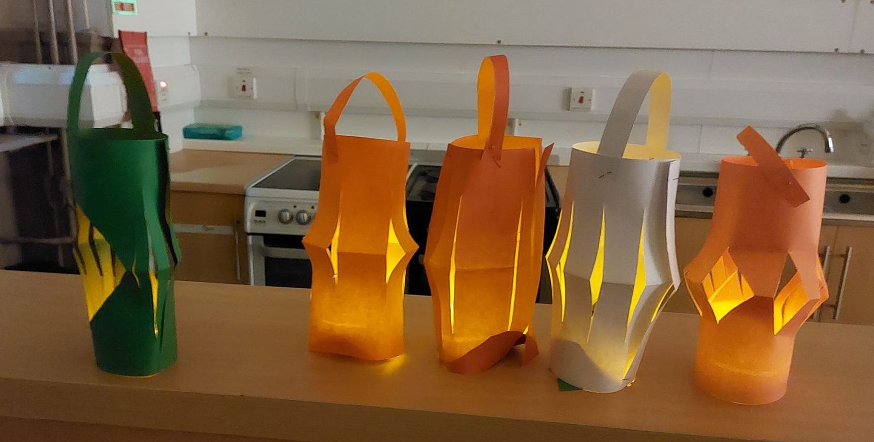 rainbows make chinese lanterns