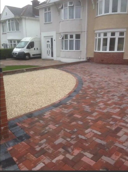 home and driveway