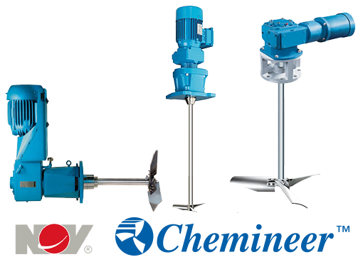 Mezcladores industriales Chemineer de NOV distribuidos por SOLTEX