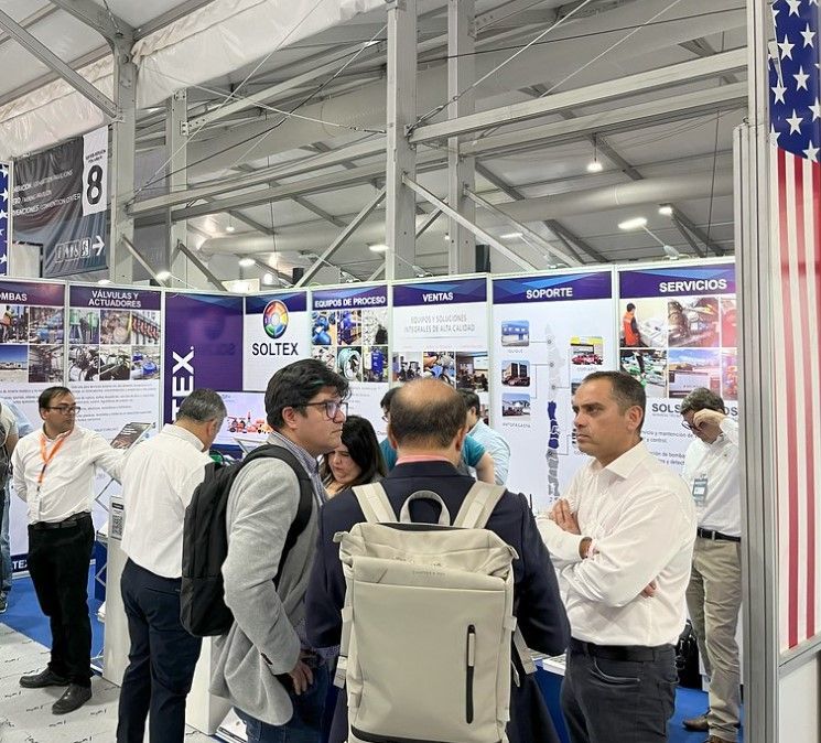Stand de Soltex en Expomin 2024