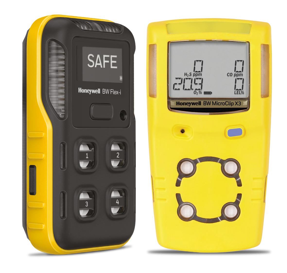 Equipos detectores de gas Honeywell portátiles BW Technoolgies