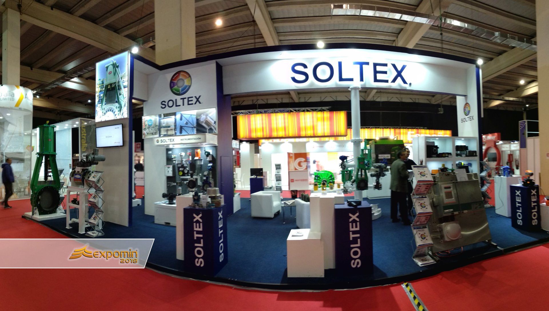 Stand de Soltex en Expomin 2019b