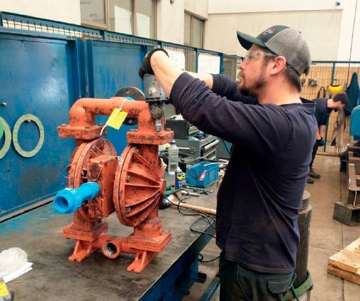 Servicio a bomba neumática Wilden