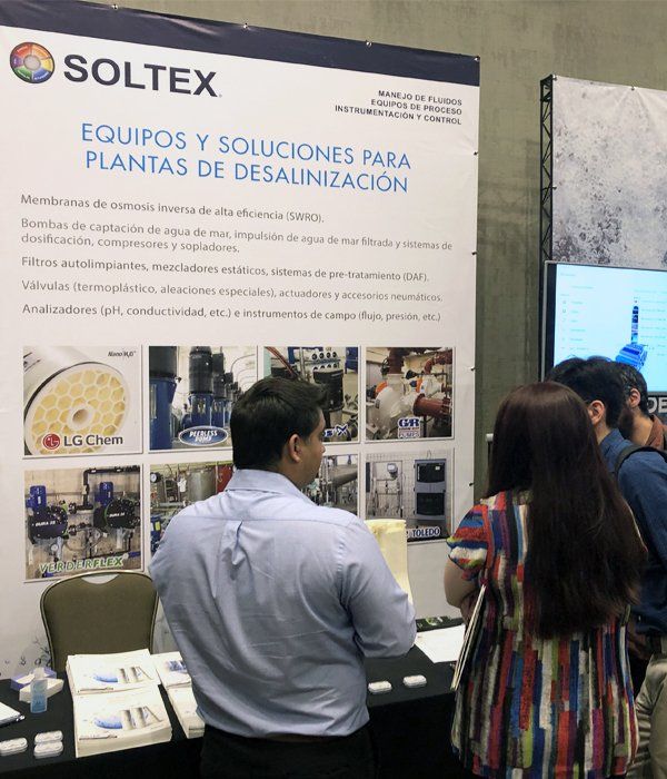 Stand de Soltex en seminario desalinización Latin America by Vostok