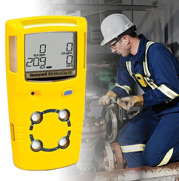 Detector de gas Honeywell portátis BW Techonolgies Clip monogas