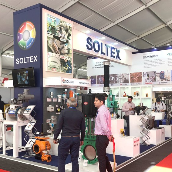 Stand de Soltex en Expomin 2019