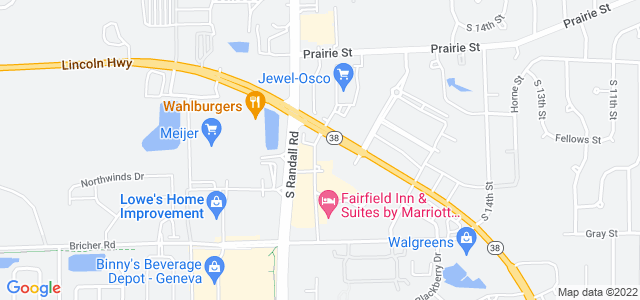 Map of business location