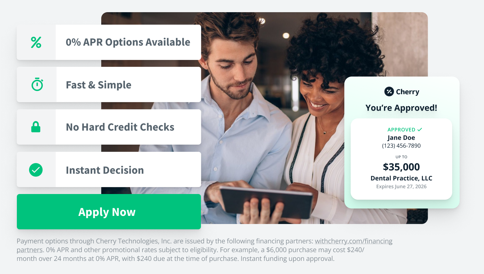 Healthcare financing with Cherry