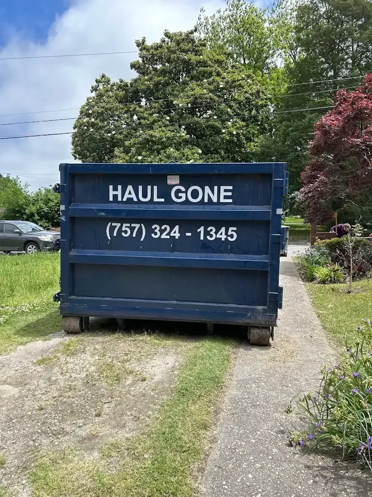 Green Roll-Off Dumpster Rental Service