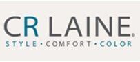 CR Laine logo with the brand name in charcoal and teal, followed by the tagline 
