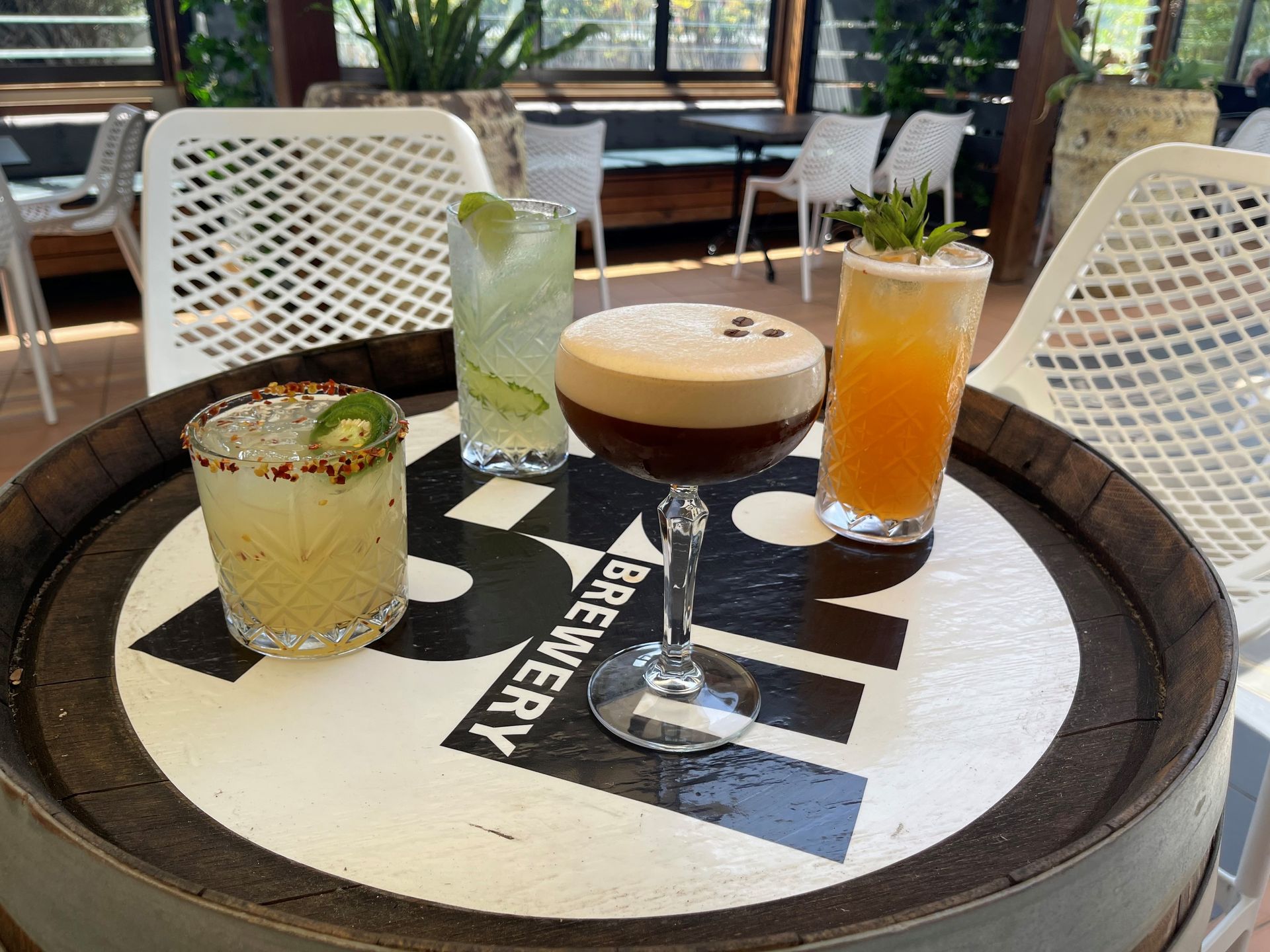 Cocktails and craft drinks at Pittwater bars during weekly events at Mona Vale
