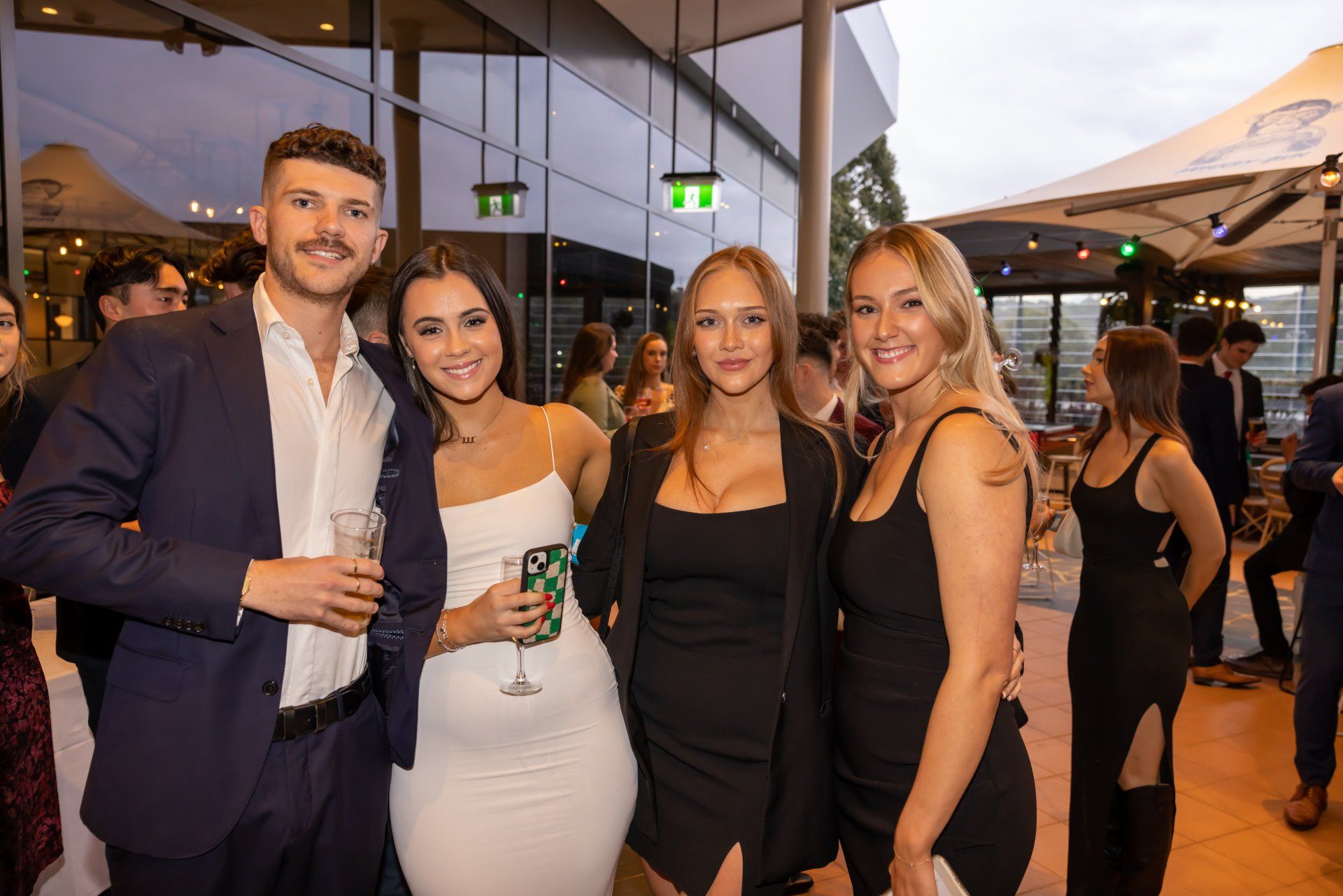 Guests attending a social function event inside Mona Vale RSL Club