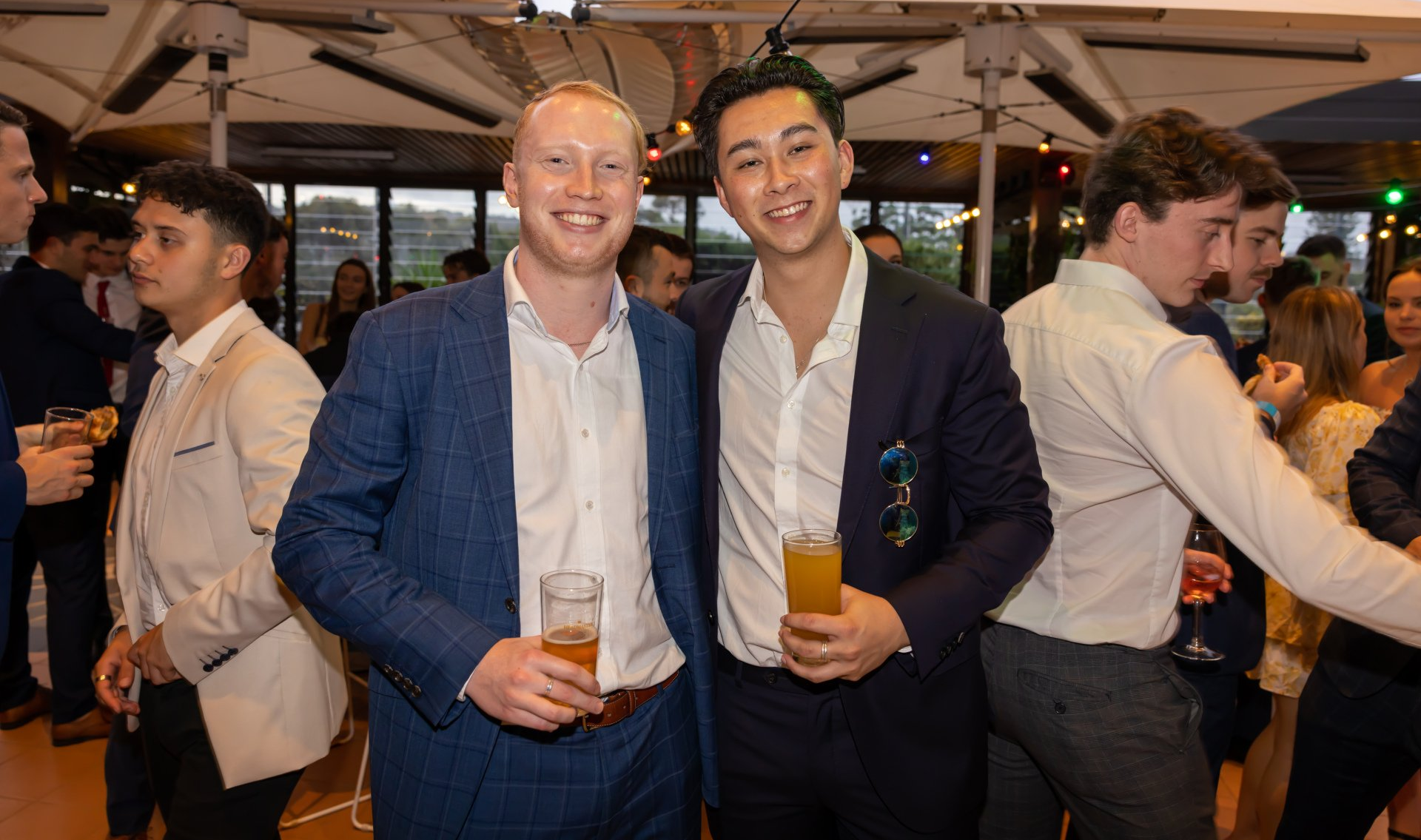Guests enjoying drinks at a social function event held at Mona Vale RSL Club