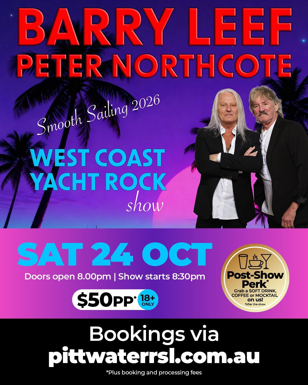 KISSTeria promotional poster advertising The Australian KISS Show with fiery rock-themed graphics