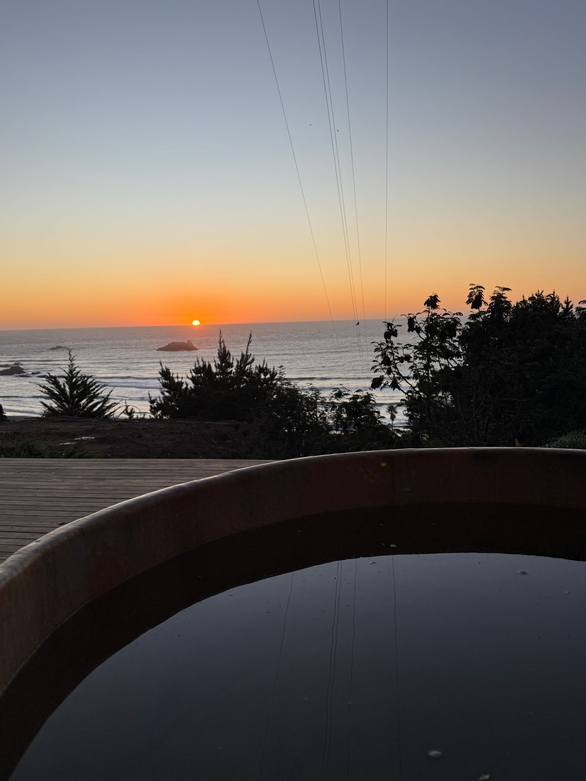 Vista Mar Atardecer