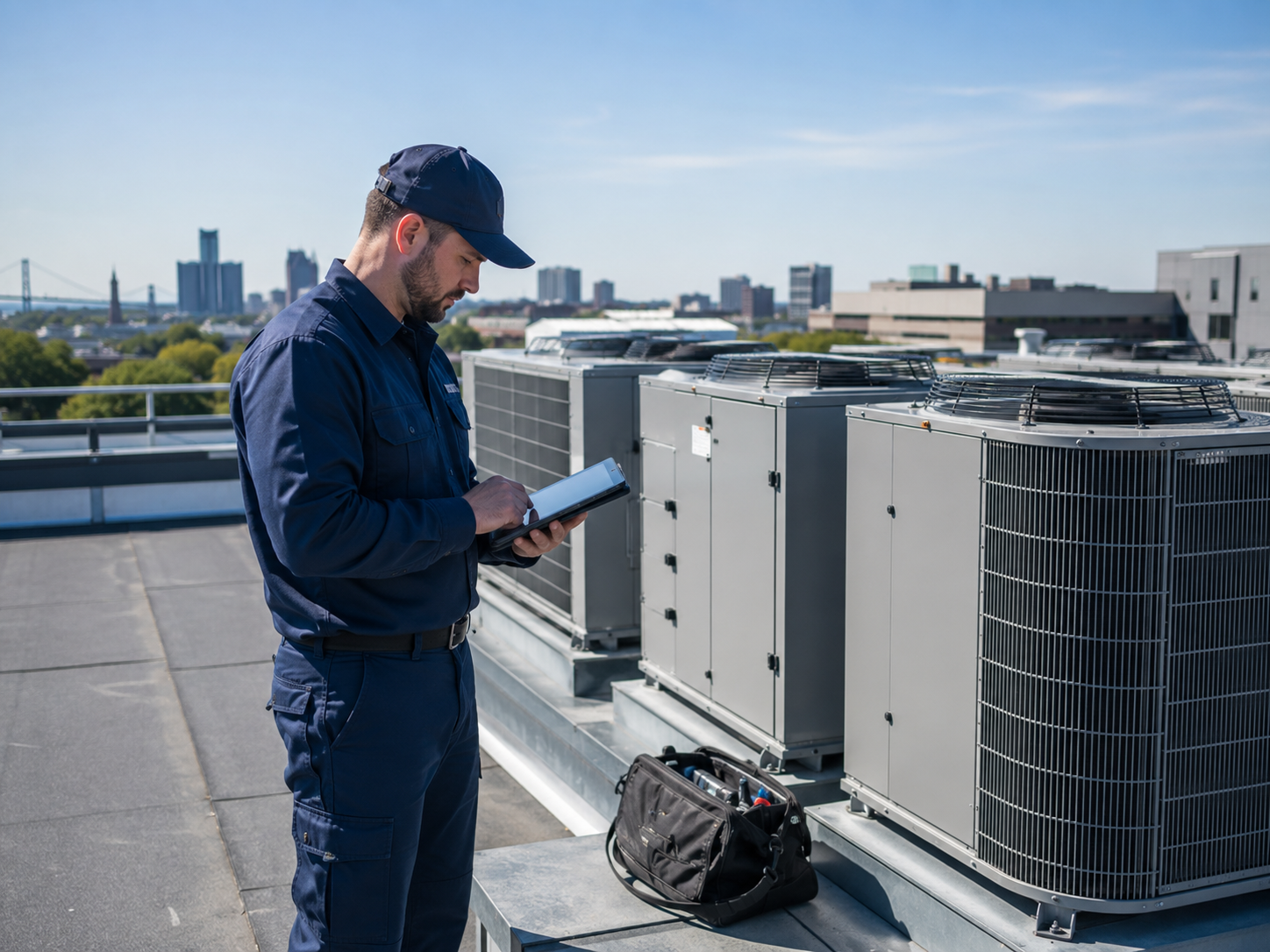 commercial services for rooftop units