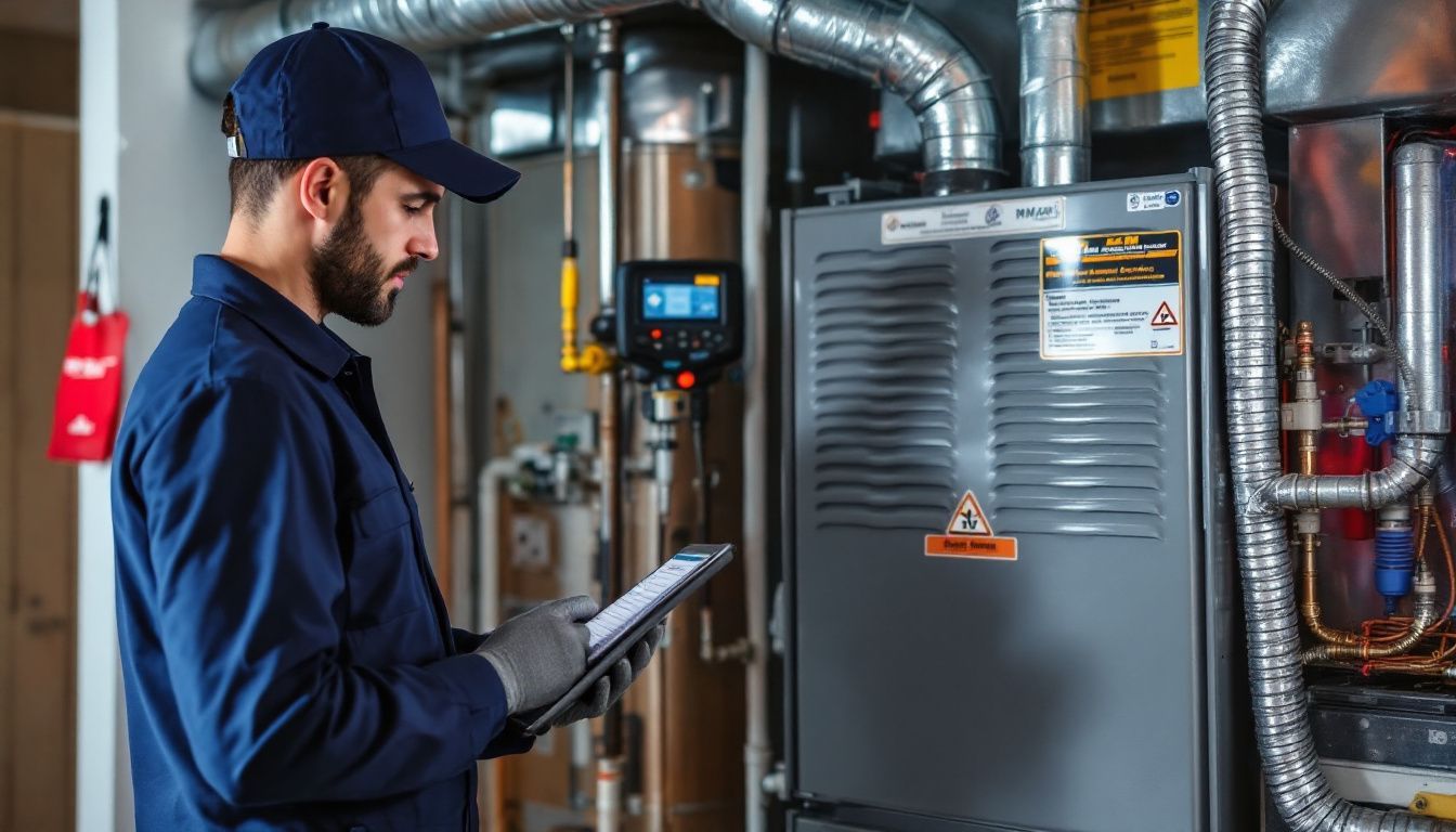 furnace maintenance from a certified hvac technician