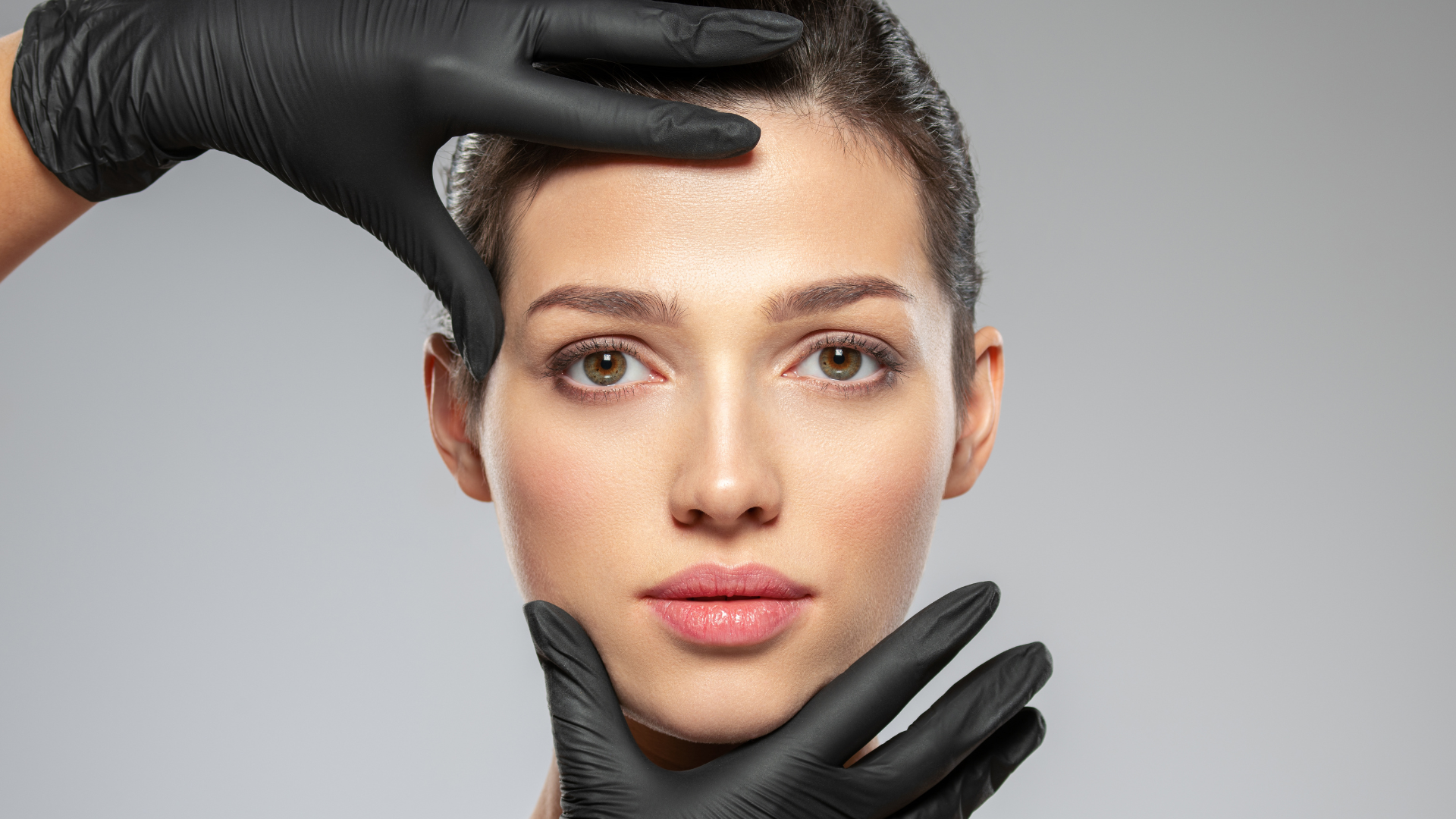A patient's forehead and brow assessed before wrinkle-relaxing treatment at MAX MD in Garden City, NY