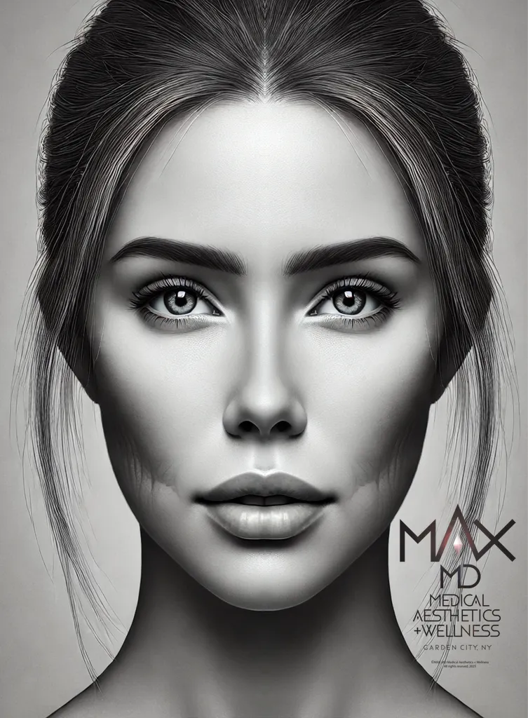 Hollow Cheeks shown before treatment at MAX MD in Garden City, NY