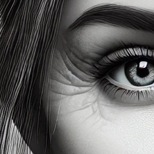 Crow's Feet close-up compared with an ideal facial profile at MAX MD in Garden City, NY