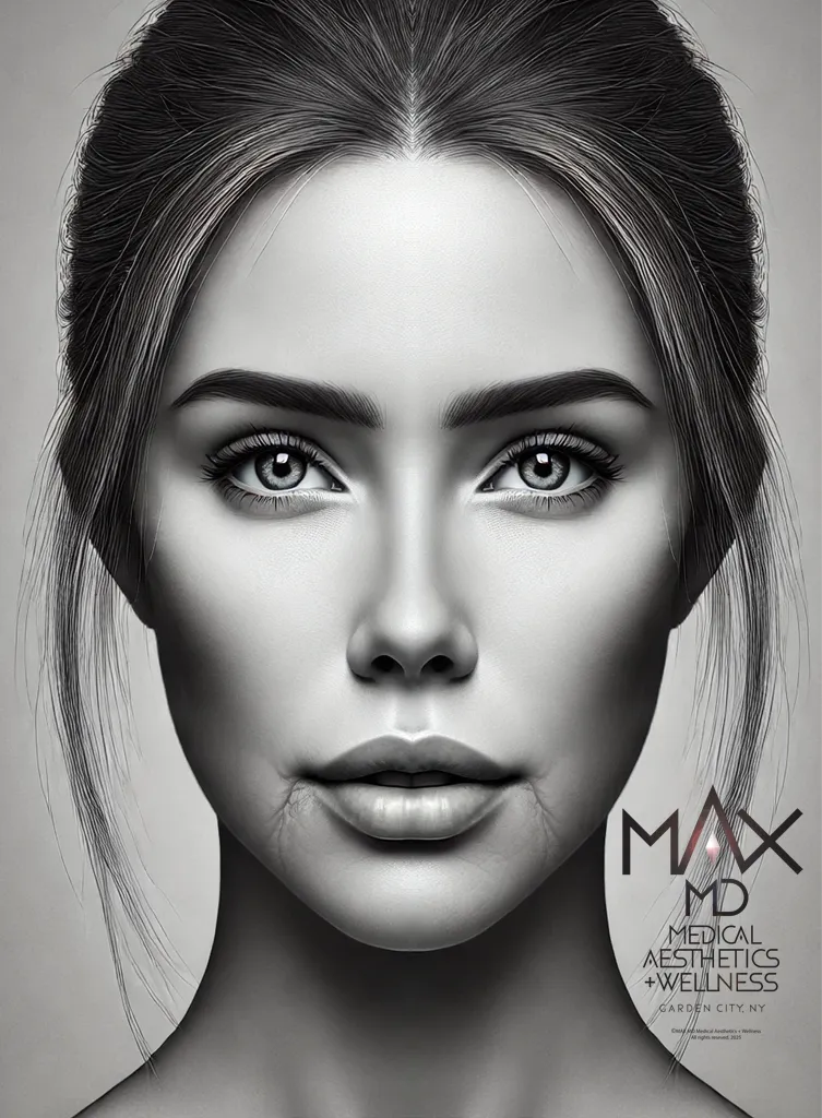 Marionette Lines shown before treatment at MAX MD in Garden City, NY