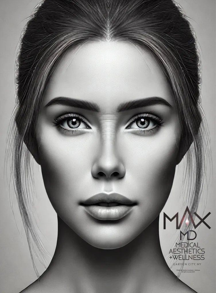 Bunny Lines shown before treatment at MAX MD in Garden City, NY